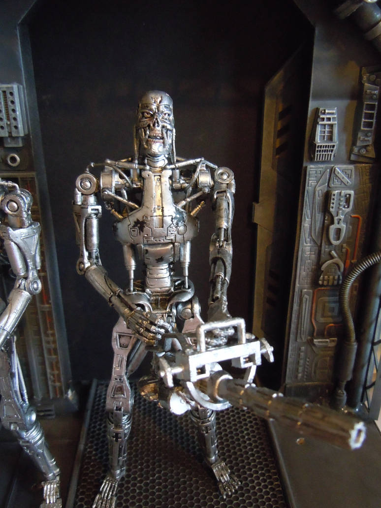 Terminator Gun Machine Terminator with machine gun by warrior1944 on DeviantArt