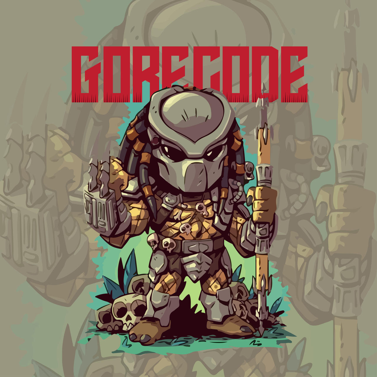 Predator Chibi by maulanaahmad on DeviantArt