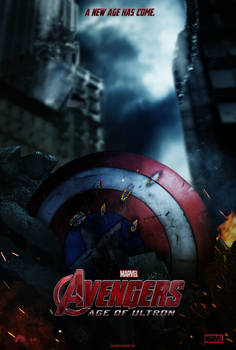 Avengers: Age of Ultron Movie Poster -Capt America