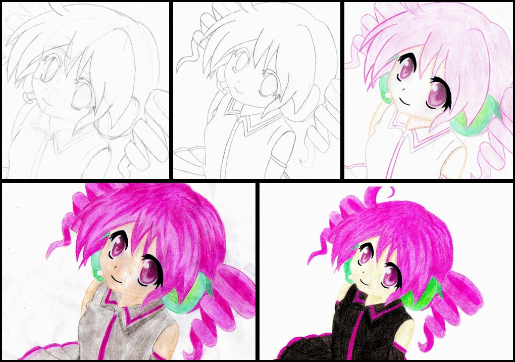 Draw Tutorial Teto My drawing of teto step by step by LpDano on DeviantArt