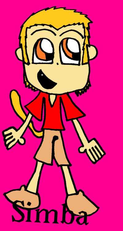 Young Simba as a human by tigermax1025 on DeviantArt