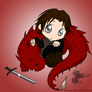 Murtagh and Thorn - chibi