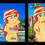 Sunset Shimmer is Done Being a Mermaid