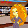Adagio Dazzle wears Deanna Troi's bodysuit