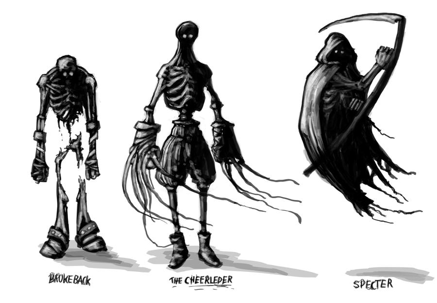 death character sketches by MikkelMaltesen on DeviantArt