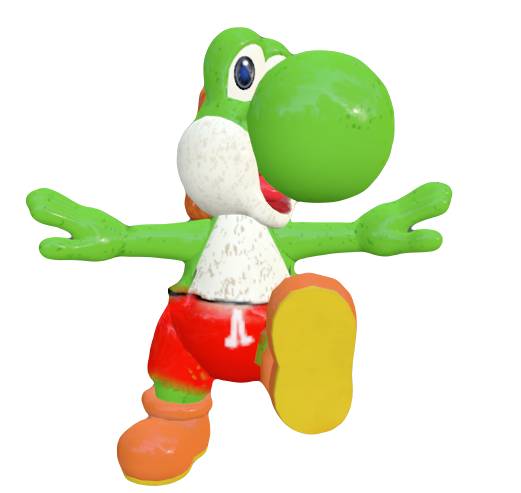 Yoshi Leg Request: Yoshi Stands on One Foot. by Carsyn125 on DeviantArt