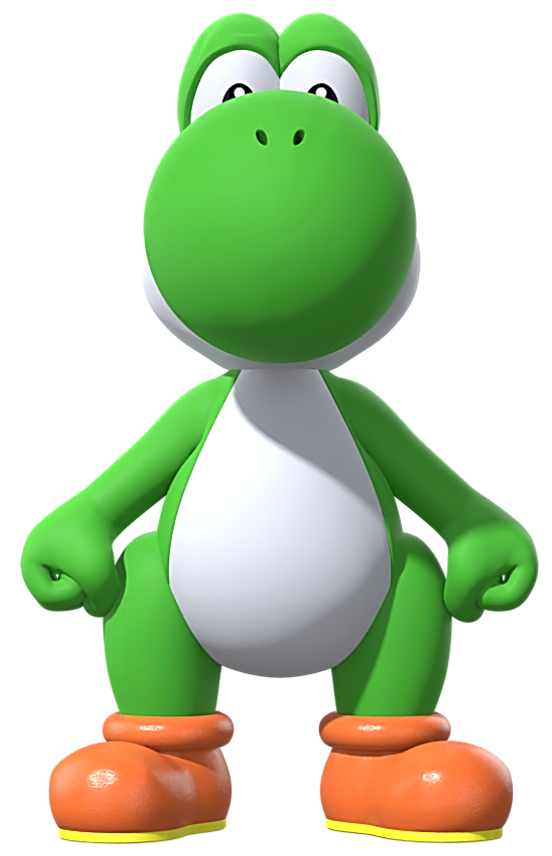 Yoshi R Front View Yoshi Standing Render 3 by Carsyn125 on DeviantArt