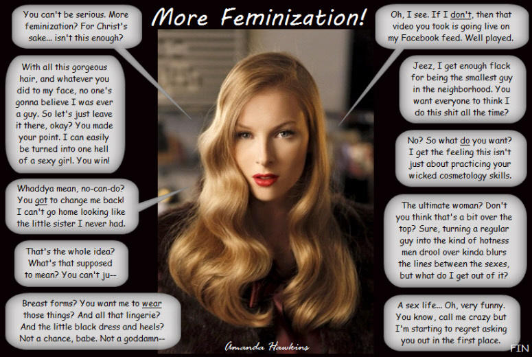 More Feminization By Amandahawkins71 On Deviantart