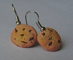 Chocolate Chunk Cookie Earrings