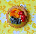 Clay Fruit Tart Charm by SolarCrush