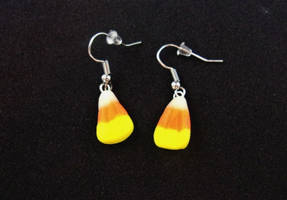 Candy Corn Earrings