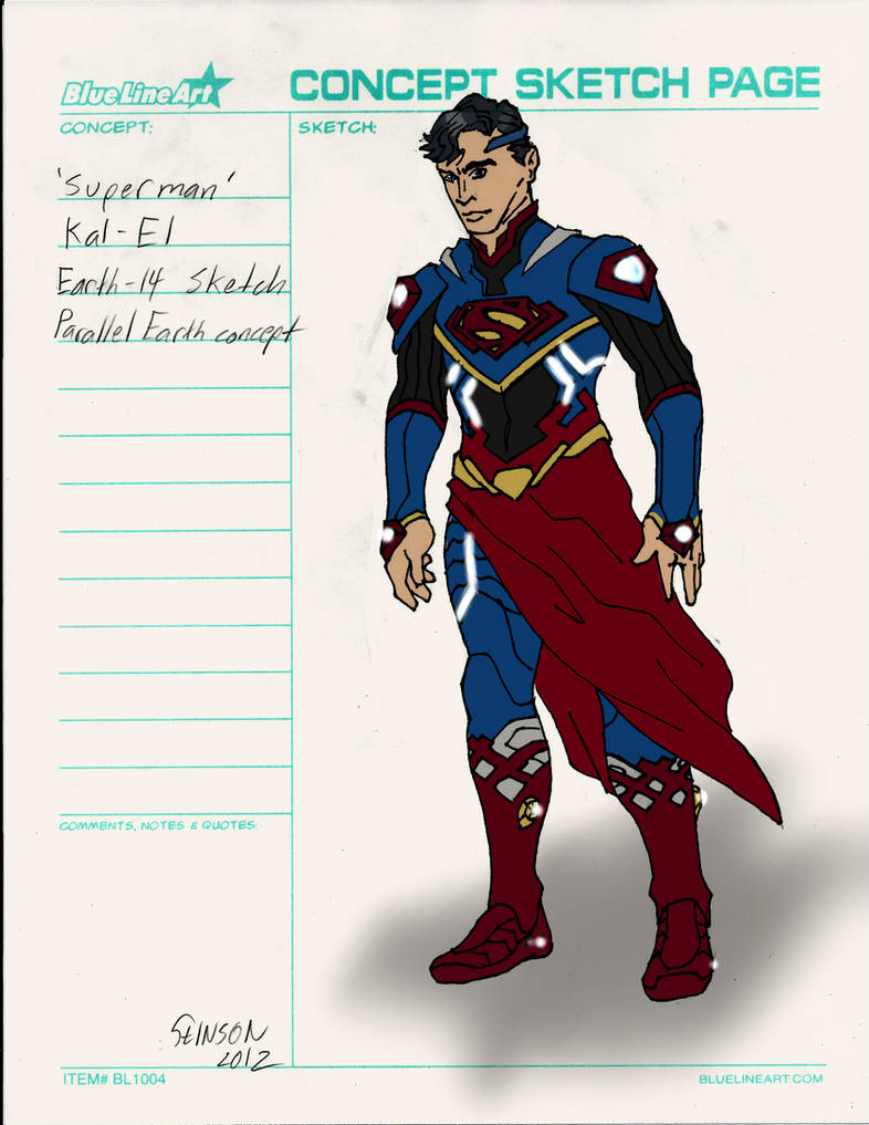 Superman Alternate Earth Design by stinson627 on DeviantArt