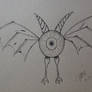 Flying Eyeball Monster_ #DATutorialCreatureWing