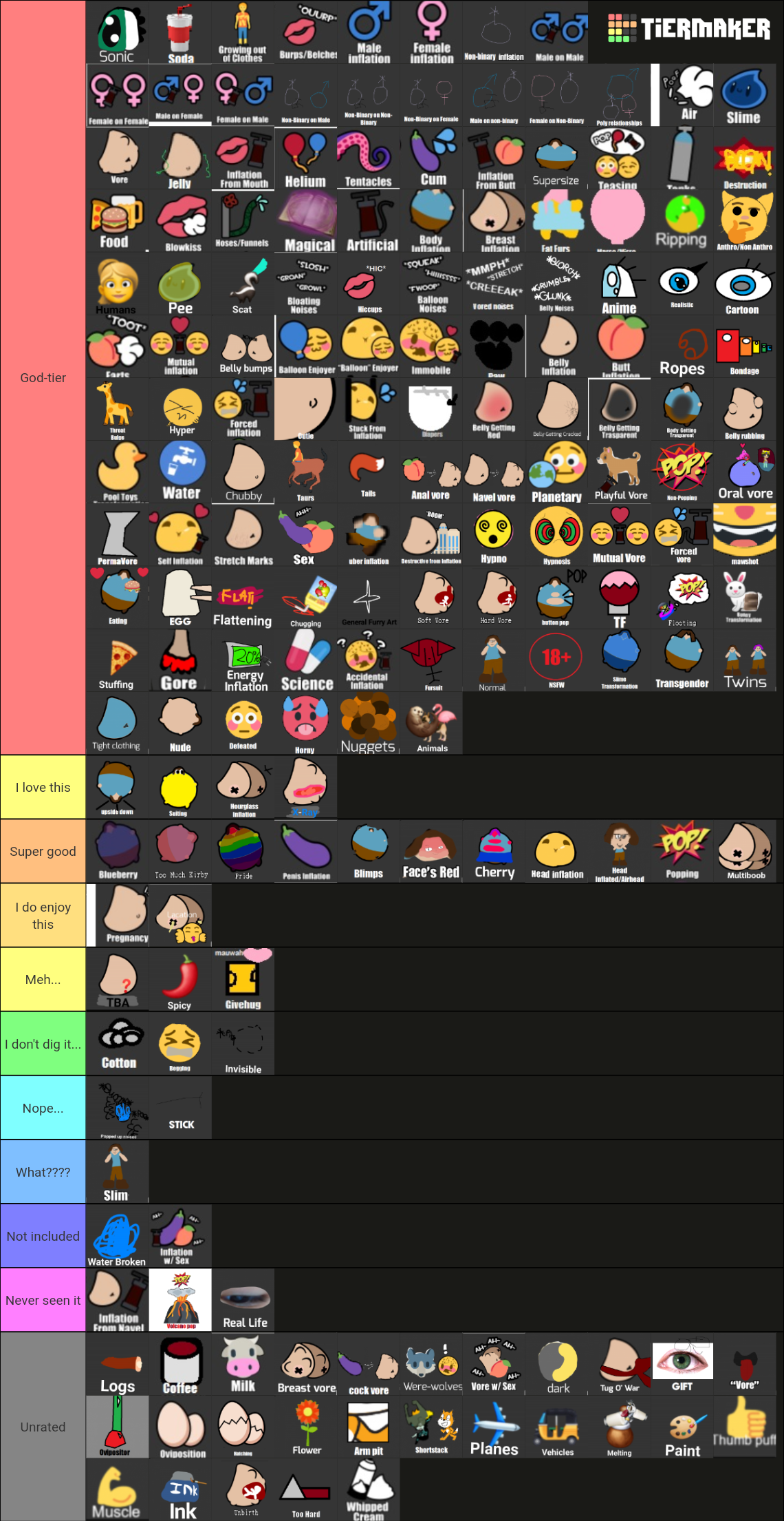 UPDATED] The ULTIMATE Anime Mania TIER LIST! 