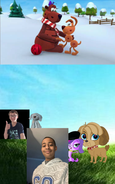Nick Friends Deviantart Nick and his friends were happy for dog and bear by NicholasDavenport ...