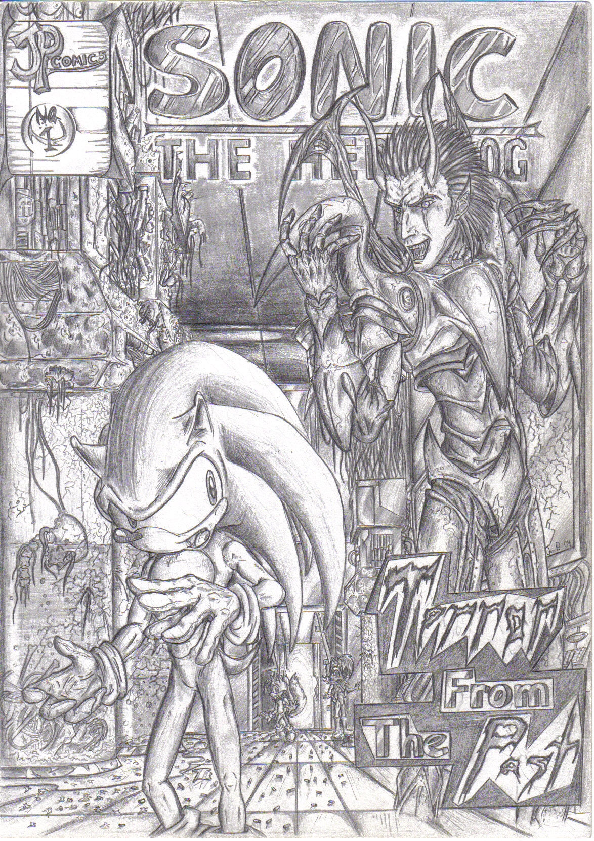 Sonic Crossover Comic Cover