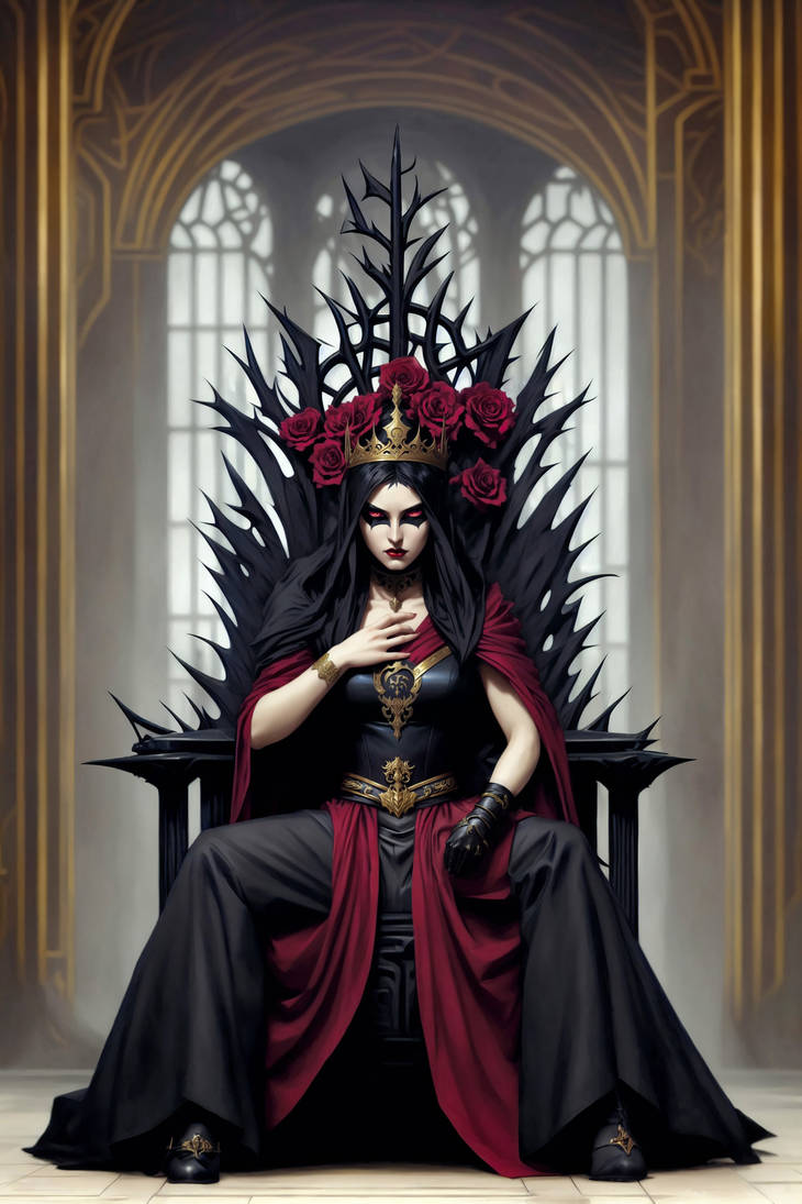 The Queen of Roses and Thorns by Larian718 on DeviantArt
