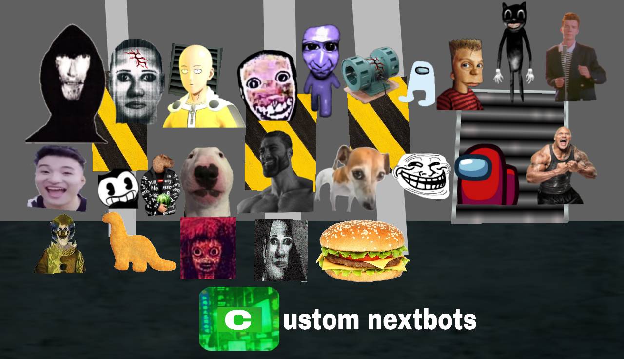 New nextbots by deaquinosiqueira on DeviantArt