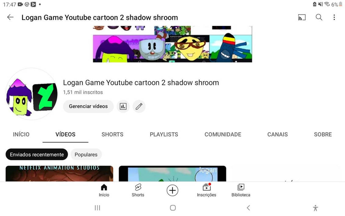 Louch Game Logan game youtube cartoon shadow shroom youtube by deaquinosiqueira on ...