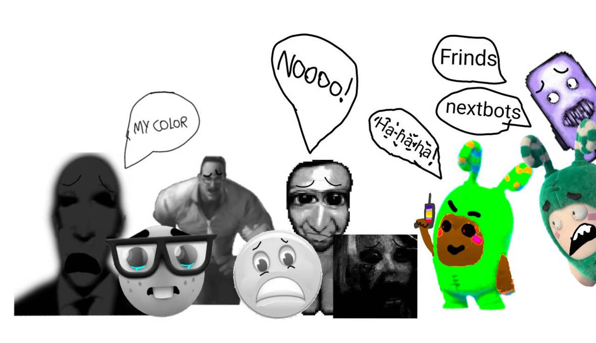 Zee.EXE took the colors off nextbots by deaquinosiqueira on DeviantArt