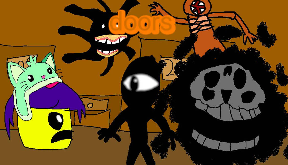 My first Roblox Doors Characters Fan art. by Blazingold3281 on DeviantArt