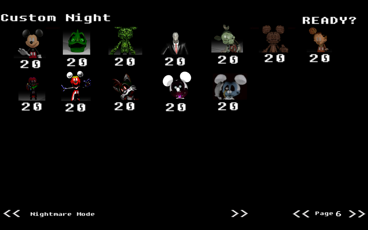 One Custom Night at Flumptys: Full Roster v2 by AccusedToppat on DeviantArt