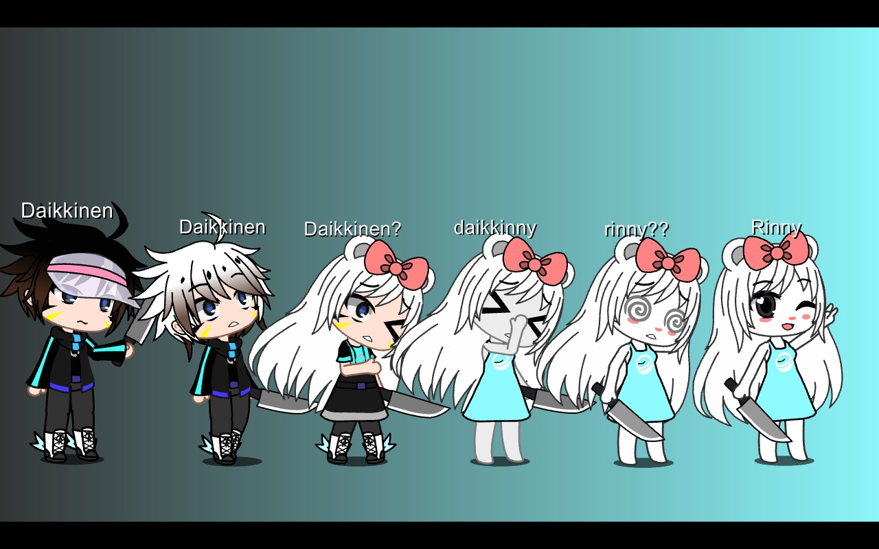 Daikkinen to Rinny tg tf mtf pretty blood Gacha by deaquinosiqueira on ...