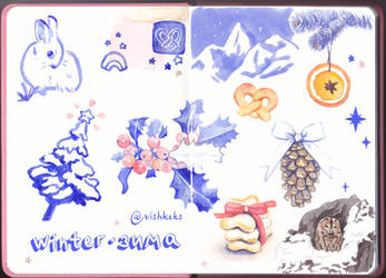 Winter sketchbook