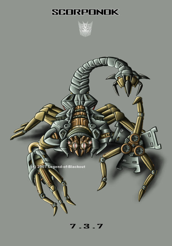 transformers blackout and scorponok