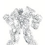 Ironhide Line Art