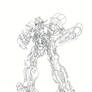 Bumblebee Lineart