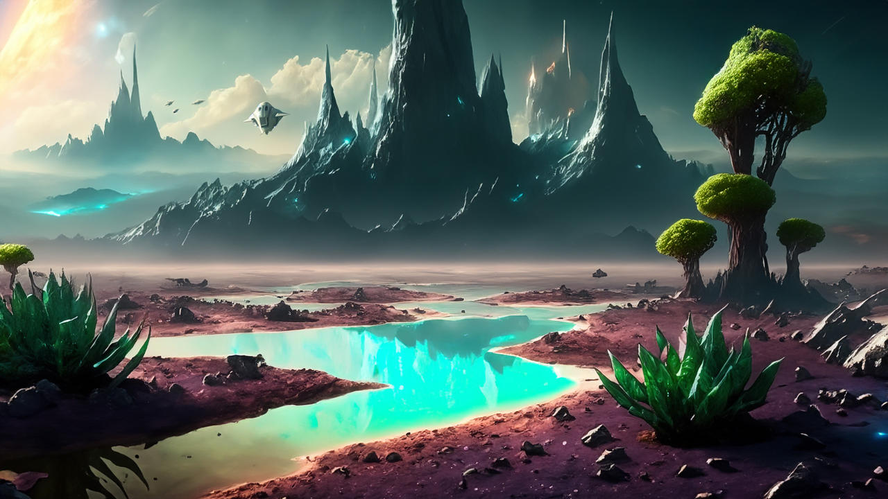Alien Planet by halitcan on DeviantArt