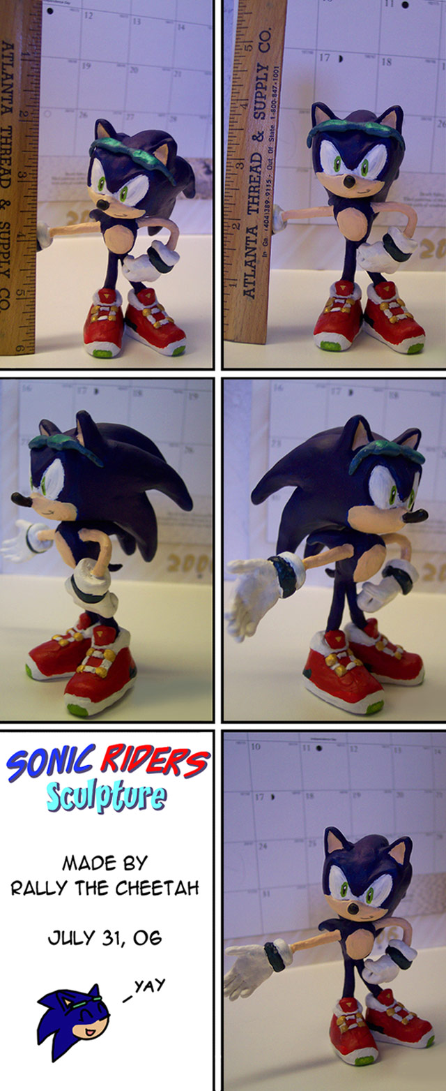 Sonic Riders Sculpture