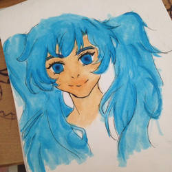 First time with markers D: XD