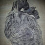 Heart in ballpoint pen