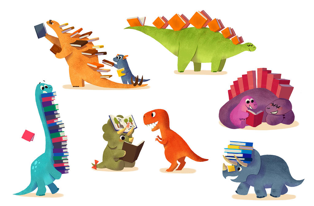 Librosaurus Book Dinosaurs by l3onnie on DeviantArt