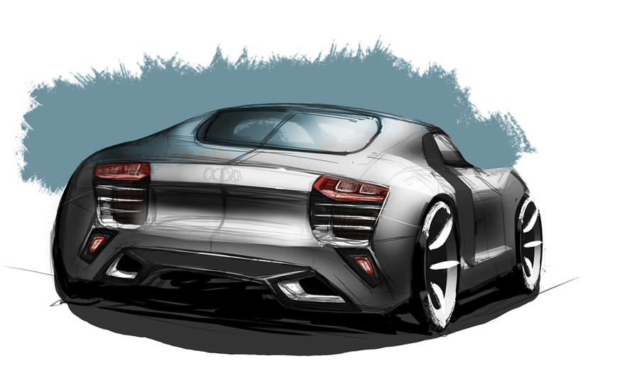 Audi R8 Rendering