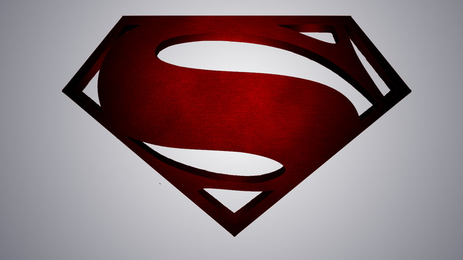 Man of Steel - Metal Symbol