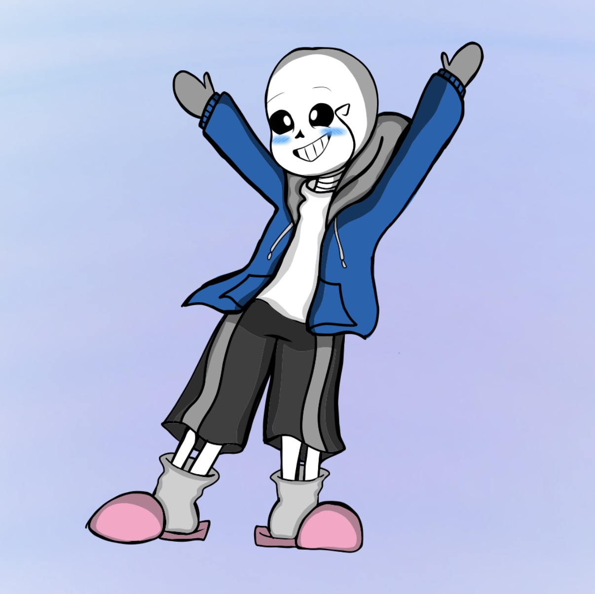 Sans Main Sans and his adorable mittens by ilovesansesmittens on DeviantArt