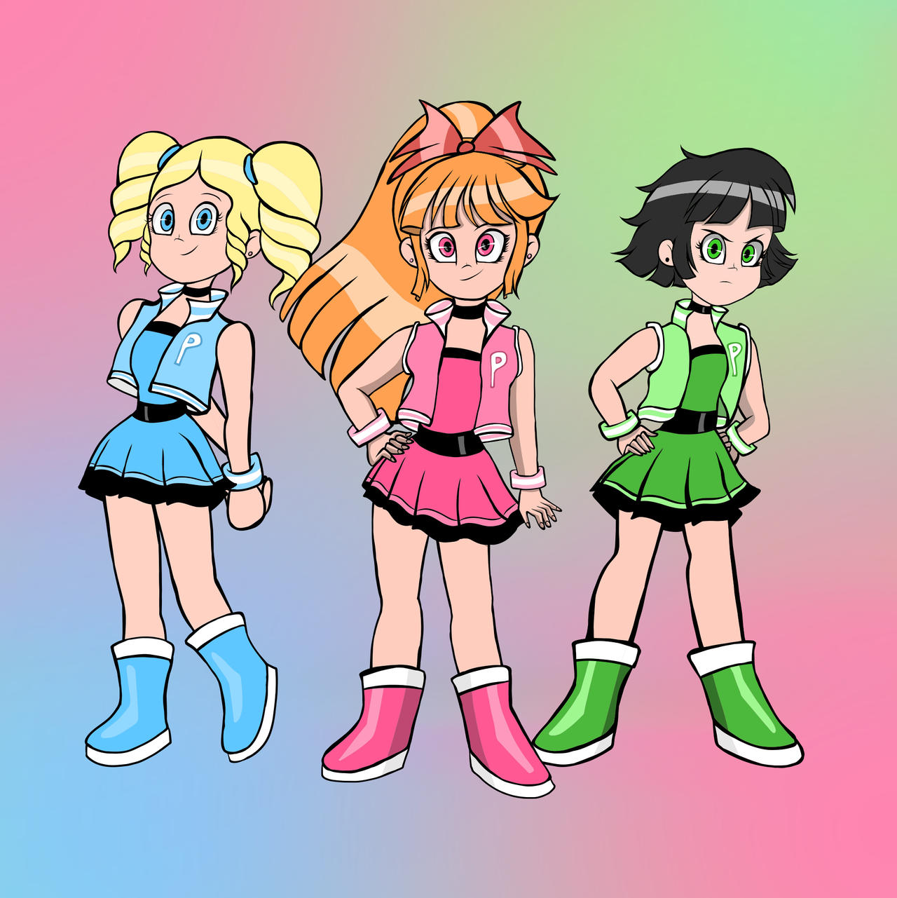 Powerpuff Girls As Humans Other Powerpuff Girls By Hezuneutral Human