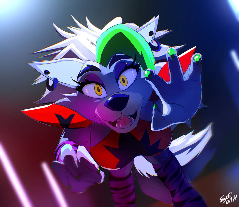 Cyber Wolf Roxy Roxy Wolf Sketch. by SweetTooth115 on DeviantArt