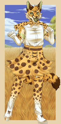 Serval dressed as Serval~
