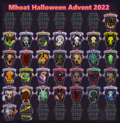 (OPEN) Halloween Advent 2022 by PromptoBeans