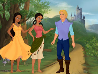 Pocahontas and John Smith by degrassifanatic1998