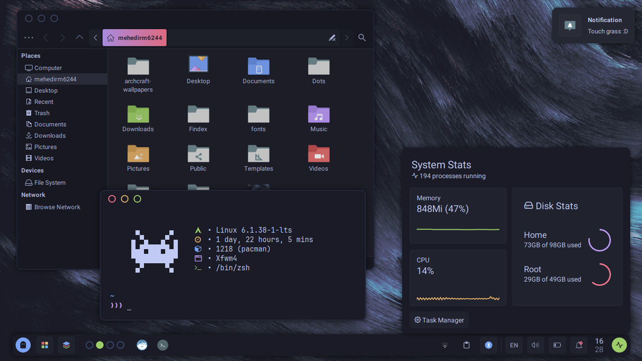 Tokyonight Xfce v2 by mehedirm6244 on DeviantArt