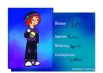 CC-Character App-Mori by ArtistDetective