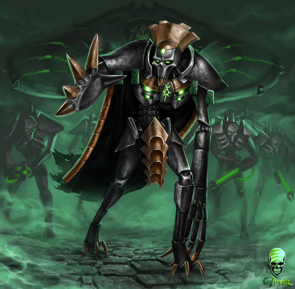 Necron OverLord by brushray on DeviantArt  Necron, Warhammer 40k necrons,  Warhammer 40k artwork