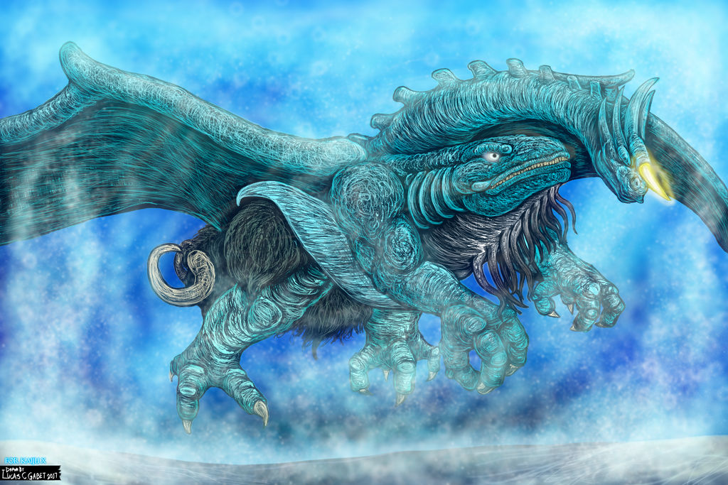 Bakan - Water God Beast Form for KaijuX by LucasCGabetArts