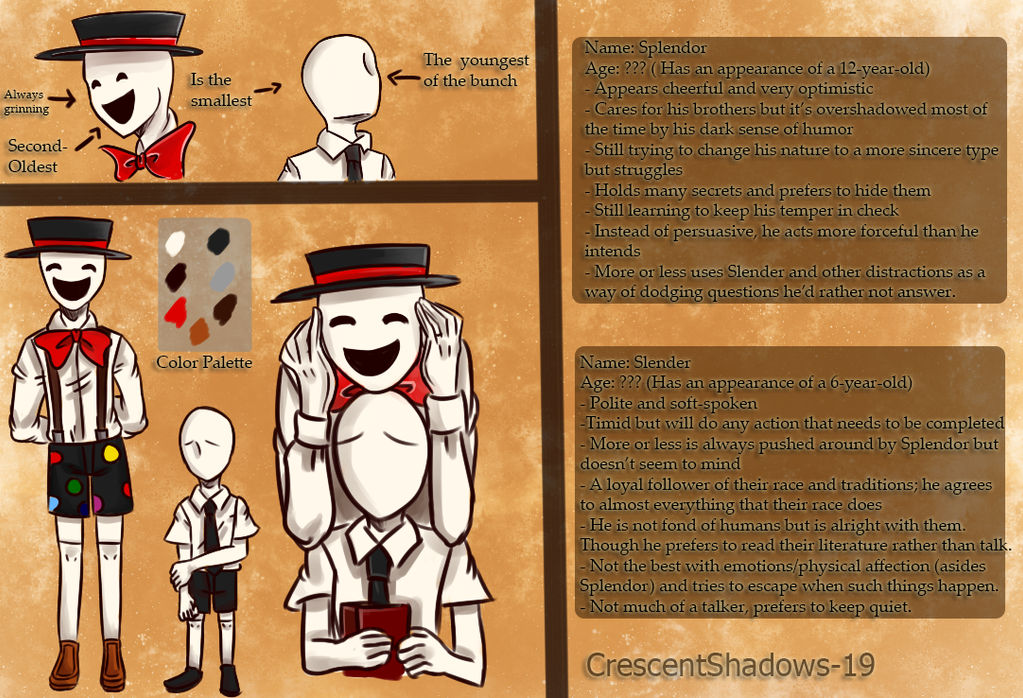 Splendor Child Splendor and Slenderkid's Profile_Photo Album AU by crescentshadows19 ...