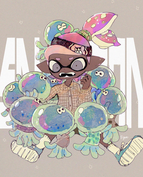 Splatoon Figure Deviantart splatoon by FiguFigu on DeviantArt